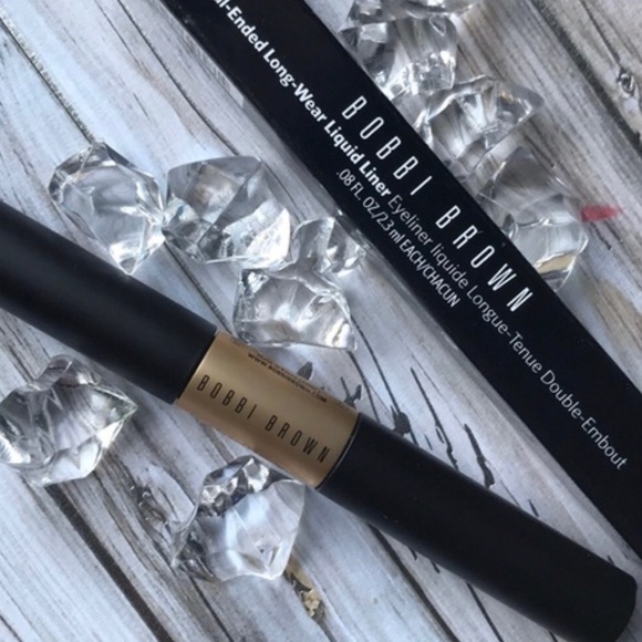 💄2 for $20💄NWT BOBBI BROWN DUAL LIQUID EYELINER - Picture 2 of 5